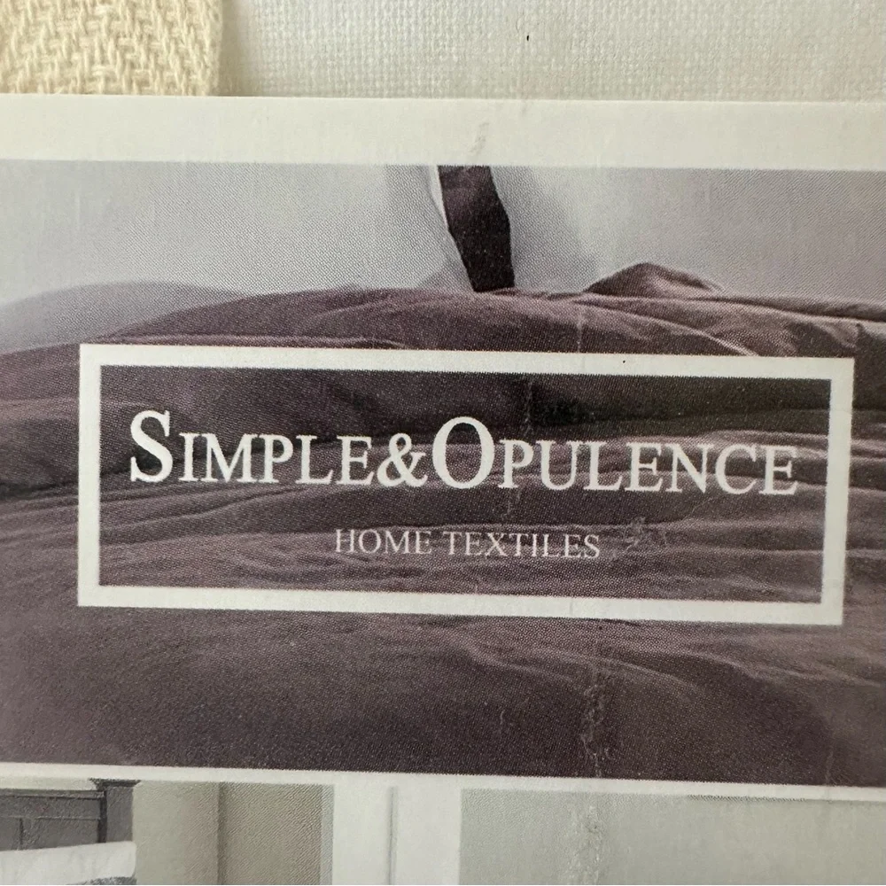 NWT Simple Opulence Twin Size 100% Linen Duvet Cover Set - Picture 6 of 16